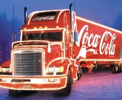 Coca Cola Truck wallpaper 176x144