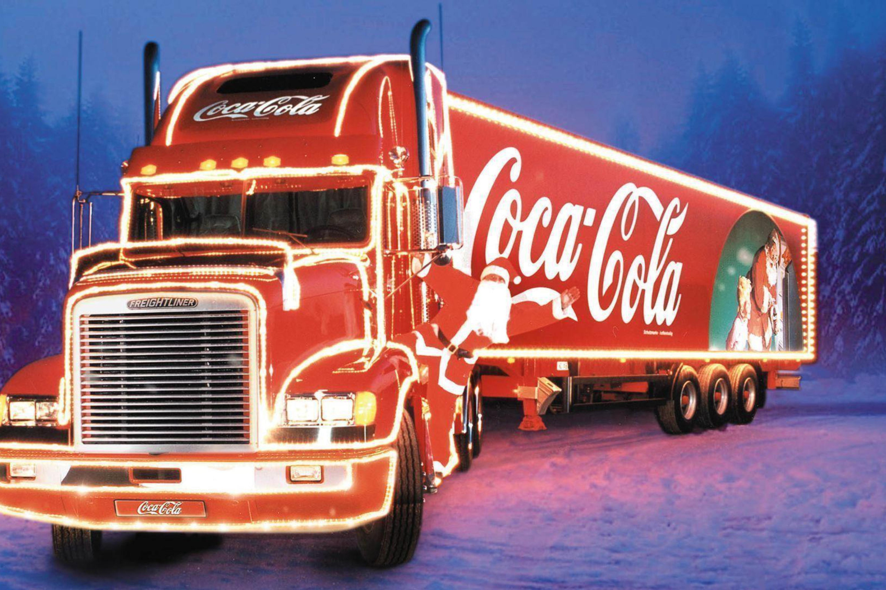 Das Coca Cola Truck Wallpaper 2880x1920