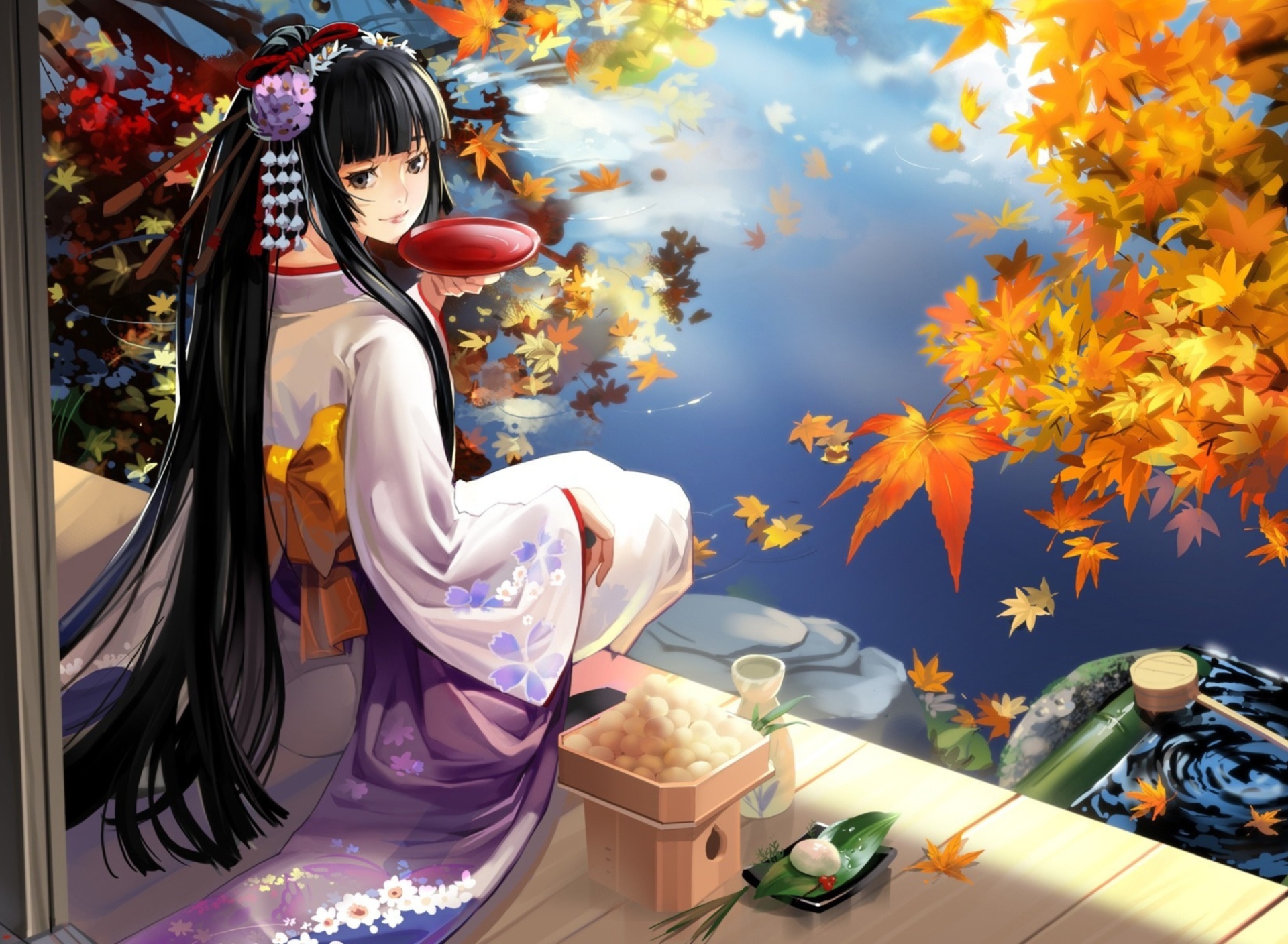 Screenshot №1 pro téma Geisha Anime 1920x1408