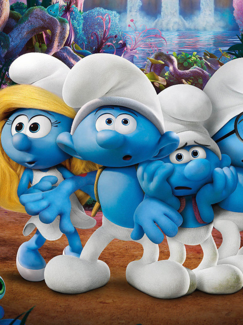 Обои Smurfs The Lost Village 480x640