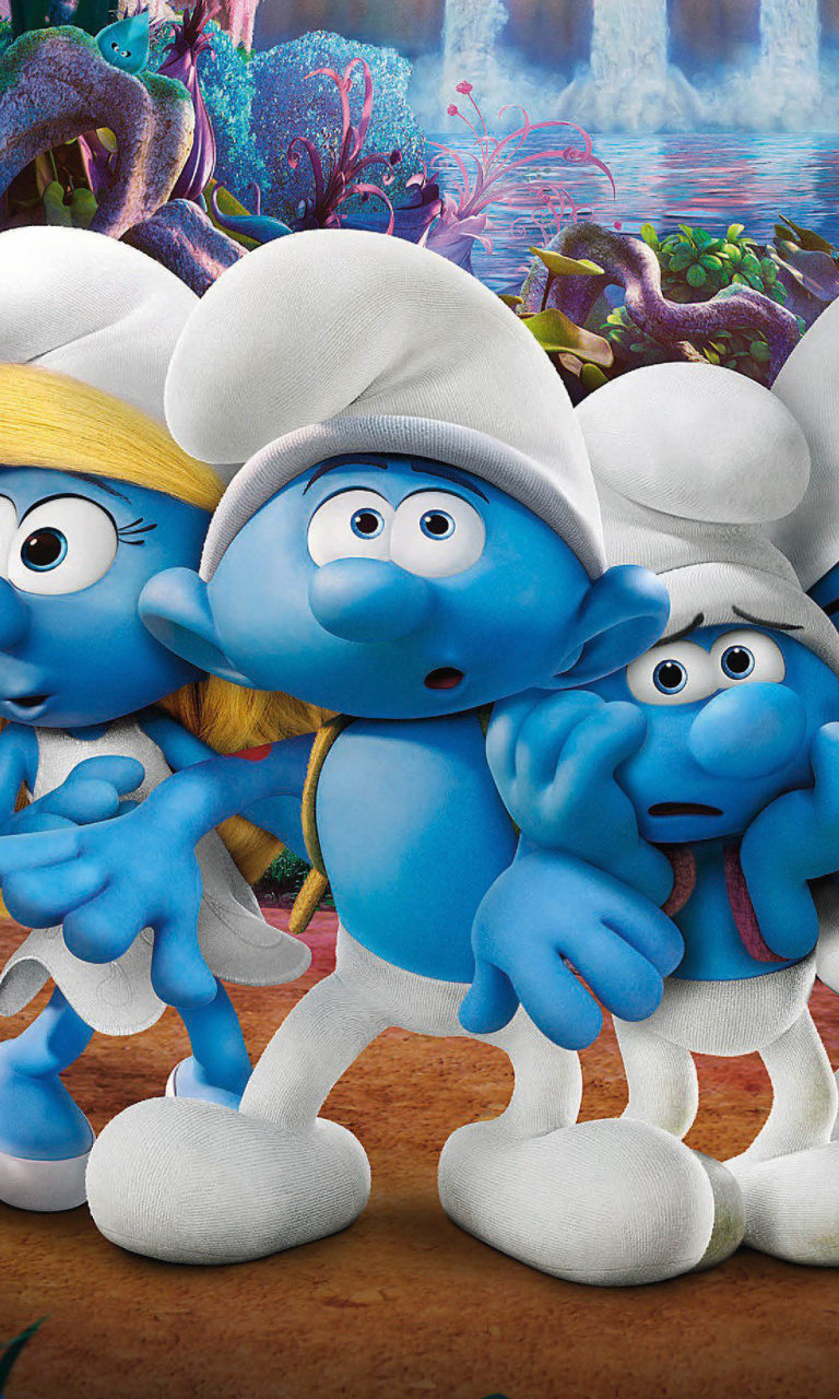 Das Smurfs The Lost Village Wallpaper 768x1280