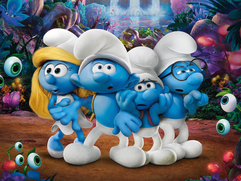 Sfondi Smurfs The Lost Village 800x600