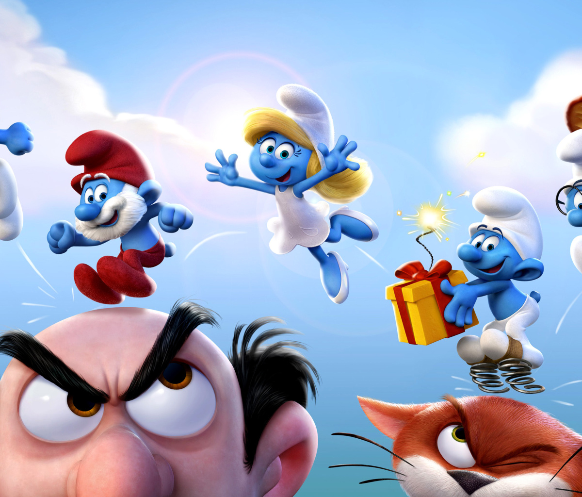 Обои Get Smurfy 1200x1024