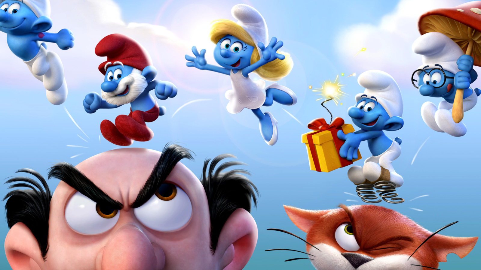 Обои Get Smurfy 1600x900