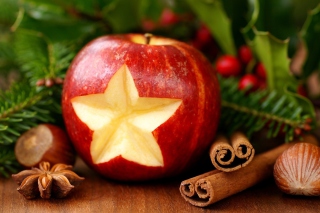 Christmas Apple - Obrázkek zdarma 