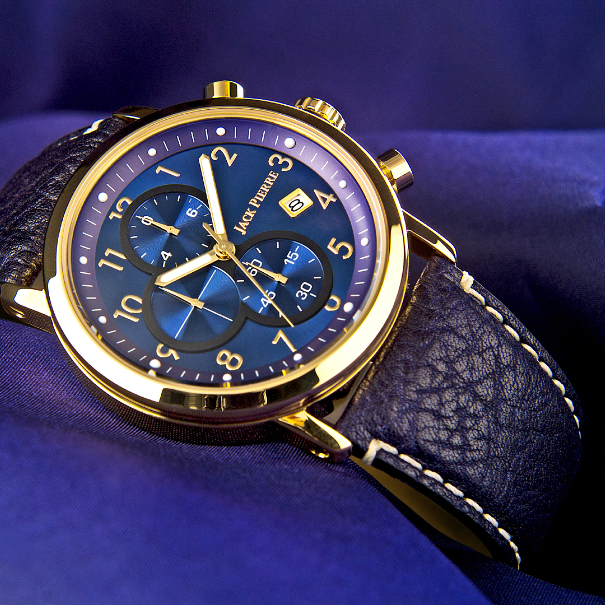 Das Gold And Blue Watch Wallpaper 2048x2048