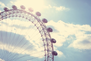 Ferris Wheel Background for Android, iPhone and iPad