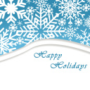 Sfondi Snowflakes for Winter Holidays 128x128