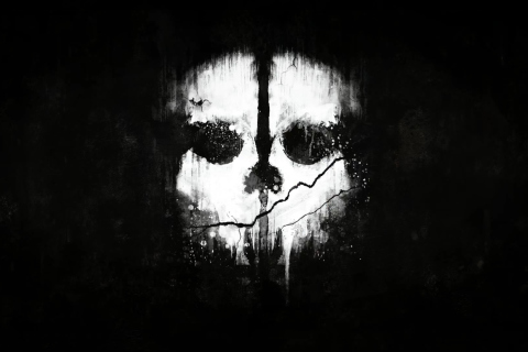 Fondo de pantalla Call Of Duty Ghosts Mask 480x320