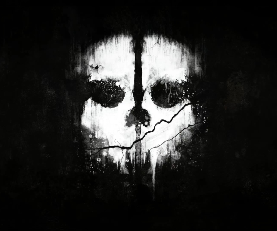 Sfondi Call Of Duty Ghosts Mask 960x800