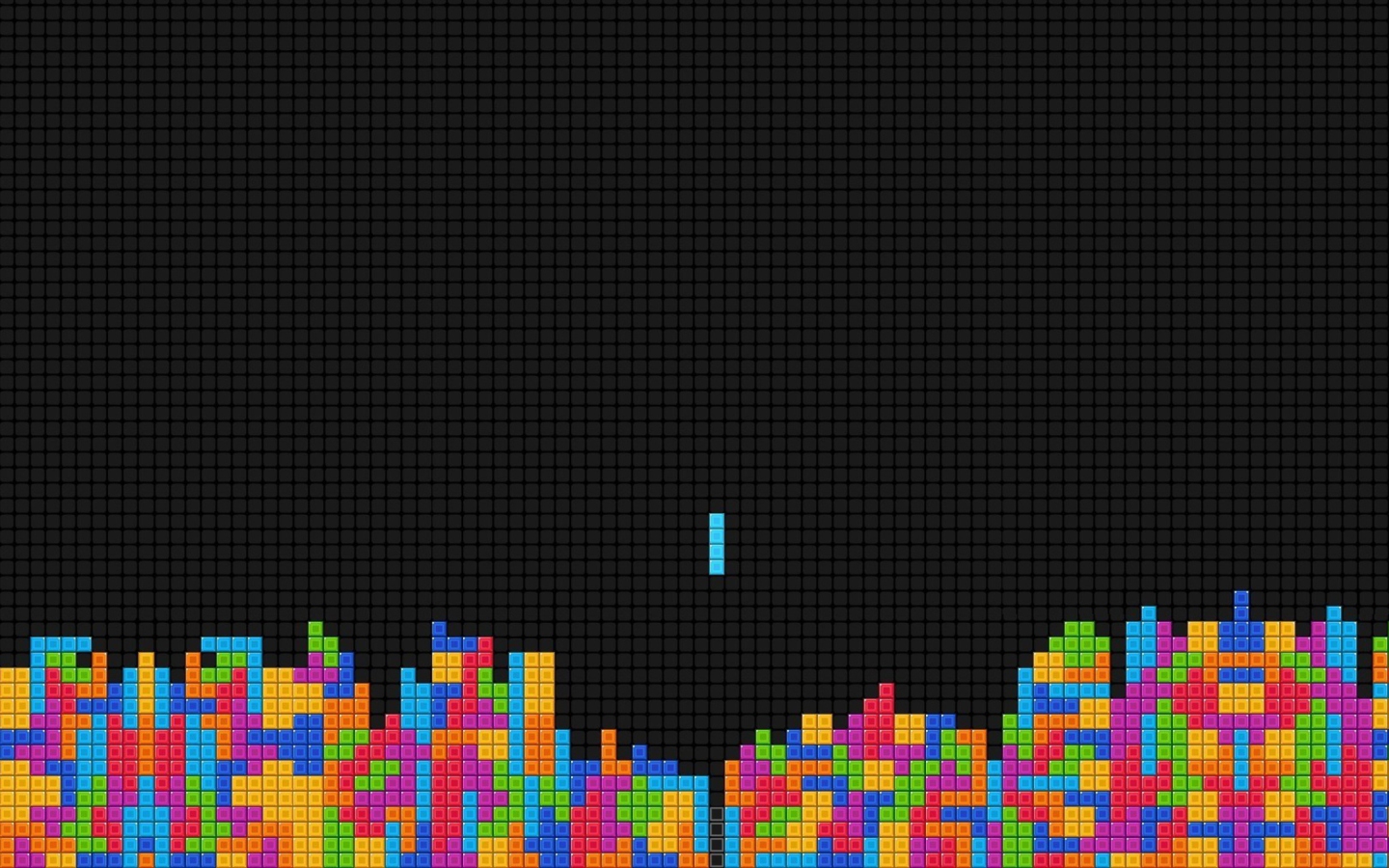 Screenshot №1 pro téma Fullscreen Tetris 1440x900