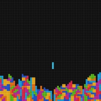 Screenshot №1 pro téma Fullscreen Tetris 208x208