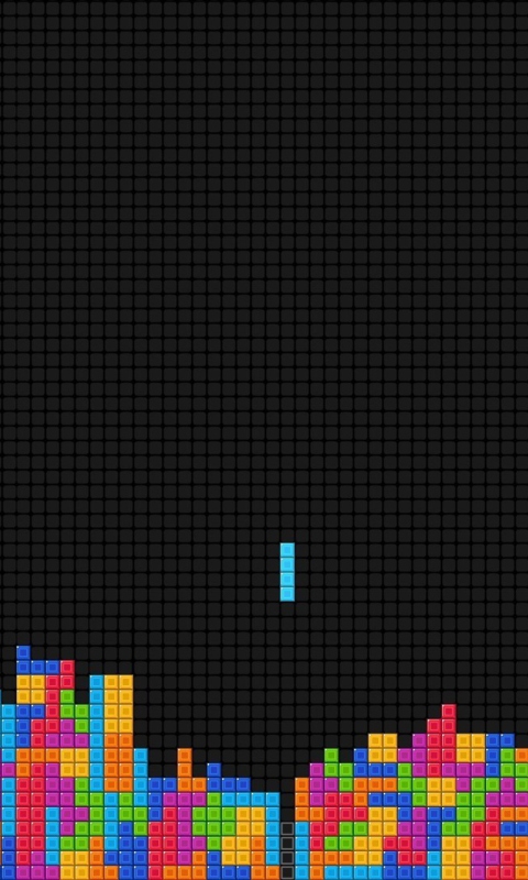 Fondo de pantalla Fullscreen Tetris 480x800