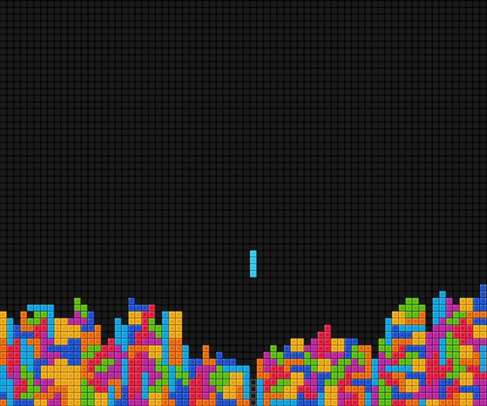 Screenshot №1 pro téma Fullscreen Tetris 960x800