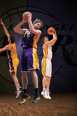 Screenshot №1 pro téma Pau Gasol Basketball Palyer 320x480