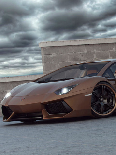 Screenshot №1 pro téma Lamborghini Aventador LP800 240x320
