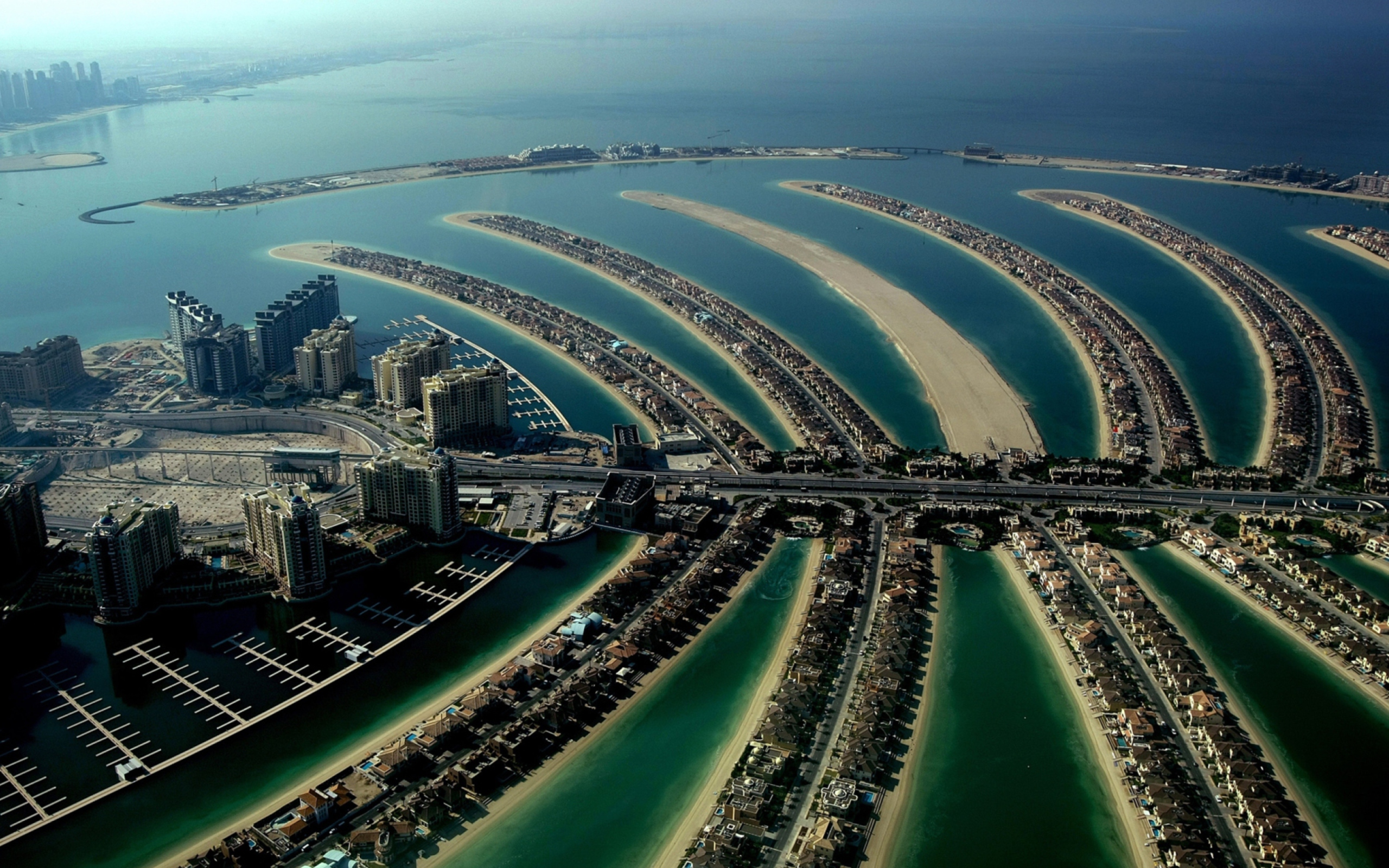 Sfondi Palm Island Dubai 2560x1600