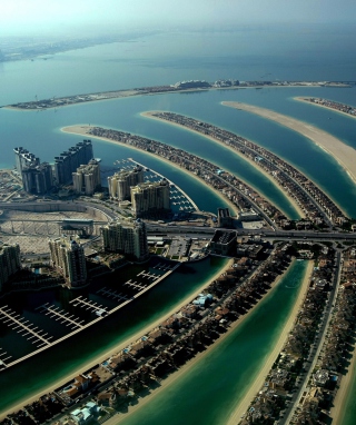 Palm Island Dubai - Obrázkek zdarma pro Nokia Asha 306