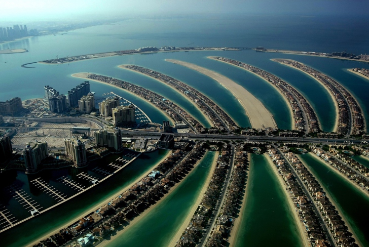 Palm Island Dubai wallpaper