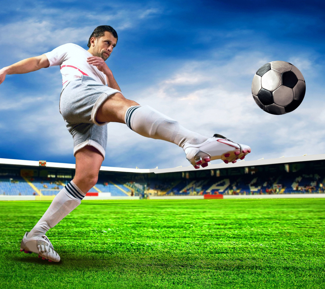 Das Football Player Wallpaper 1080x960