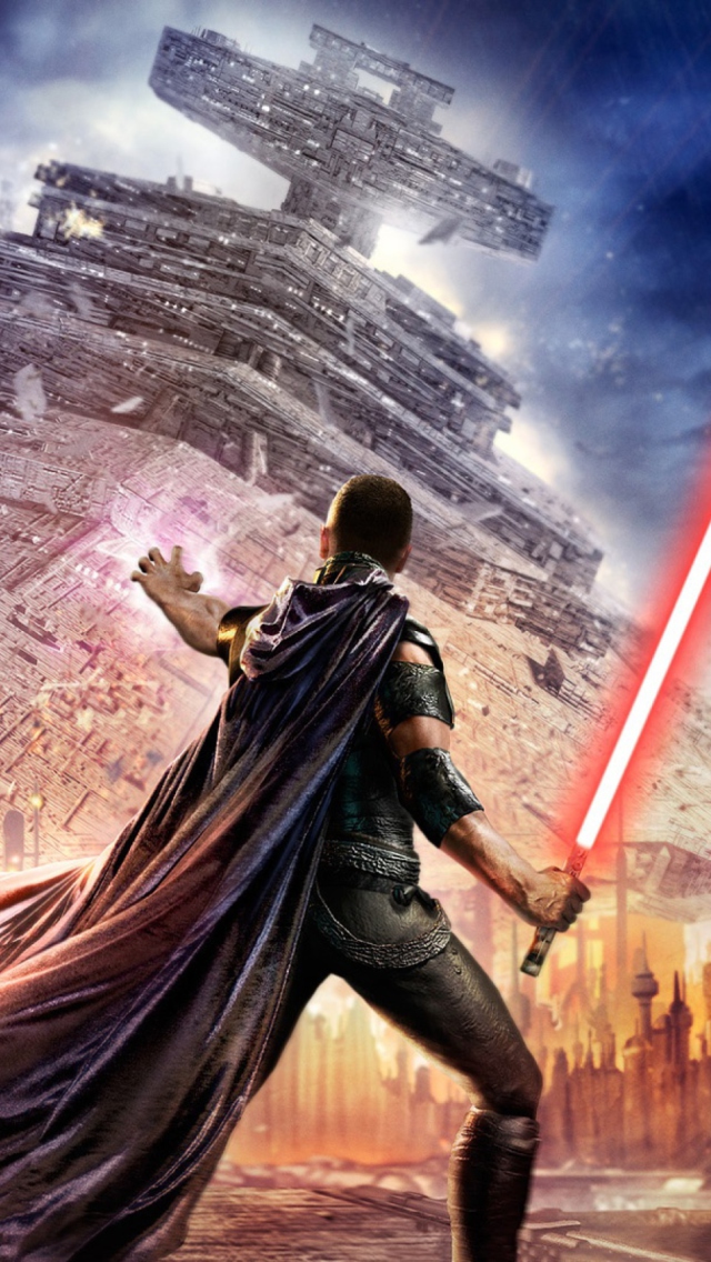 Обои Star Wars - The Force Unleashed 640x1136