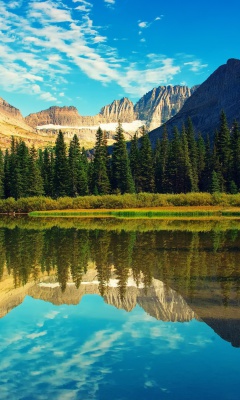 Screenshot №1 pro téma Glacier National Park in USA 240x400