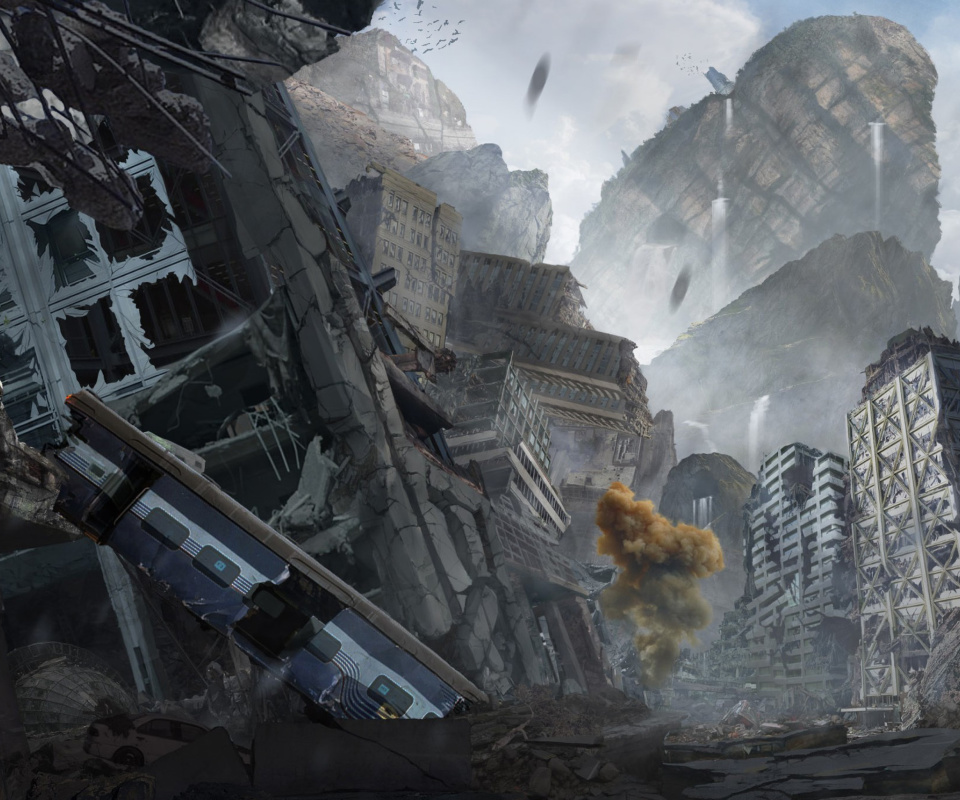 Screenshot №1 pro téma City in Ruins after Post Apocalypse Destruction 960x800