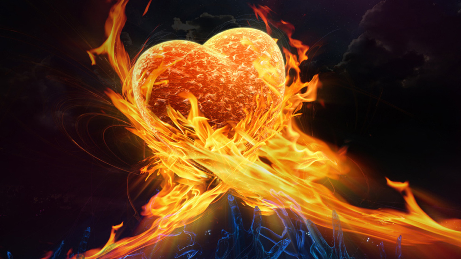 Das Love Is Fire Wallpaper 1600x900