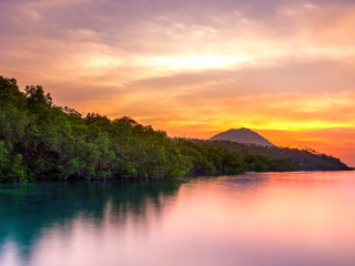 Manado North Sulawesi in Indonesia wallpaper 320x240