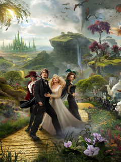 Das Oz The Great And Powerful 2013 Movie Wallpaper 240x320