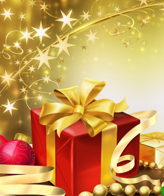 New Year 2012 Gifts papel de parede para celular para 240x400