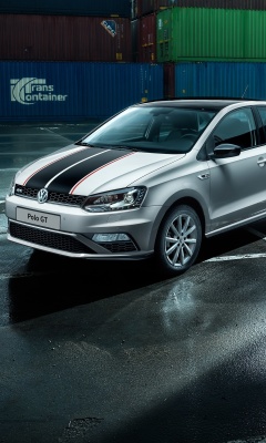 Volkswagen Polo GT in Garage wallpaper 240x400