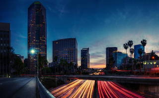 Sunset In LA - Obrázkek zdarma pro 176x144