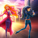 Das Barbie Spy Squad Academy Cartoon Wallpaper 128x128