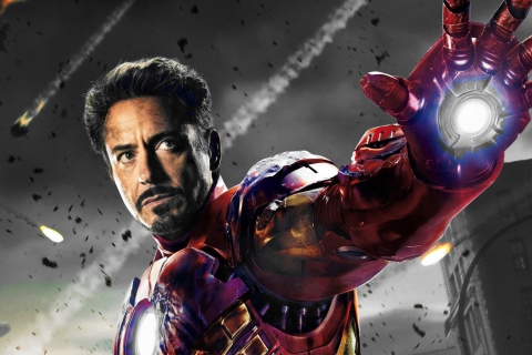 Screenshot №1 pro téma Iron Man - The Avengers 2012 480x320
