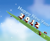 Das Happy New Year Wallpaper 176x144