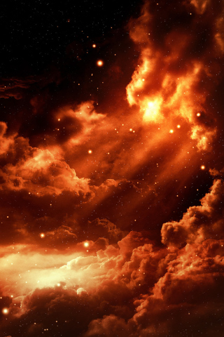 Alien Sky wallpaper 320x480