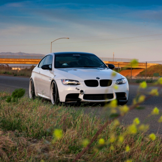 Kostenloses BMW M3 with Wheels 19 Wallpaper für iPad Air