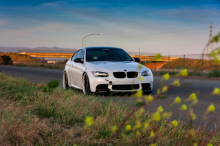 BMW M3 with Wheels 19 Background for Android, iPhone and iPad