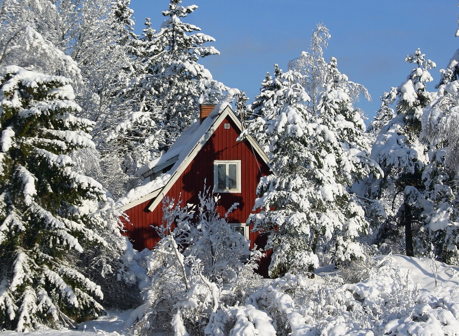 Winter in Sweden wallpaper 1920x1408