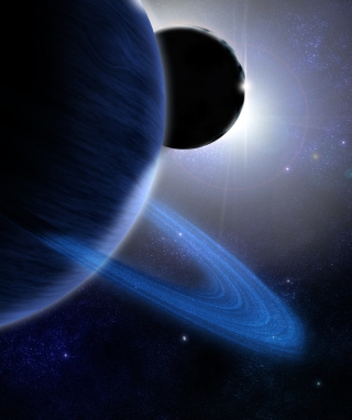 Saturn And Jupiter - Obrázkek zdarma pro iPhone 4S