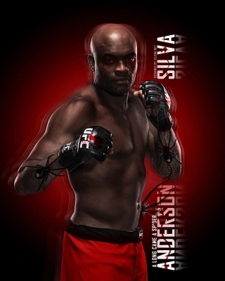 Kostenloses Anderson Silva UFC Wallpaper für Nokia X1-00