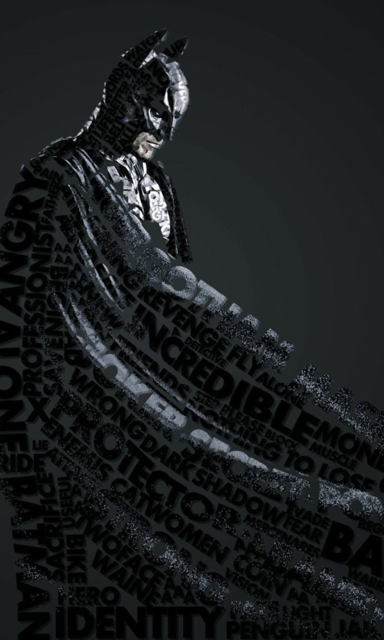 Screenshot №1 pro téma Batman Typography 768x1280