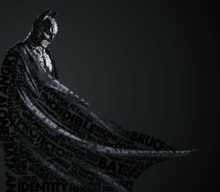 Batman Typography - Obrázkek zdarma pro 208x208