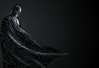 Batman Typography - Obrázkek zdarma pro 1400x1050