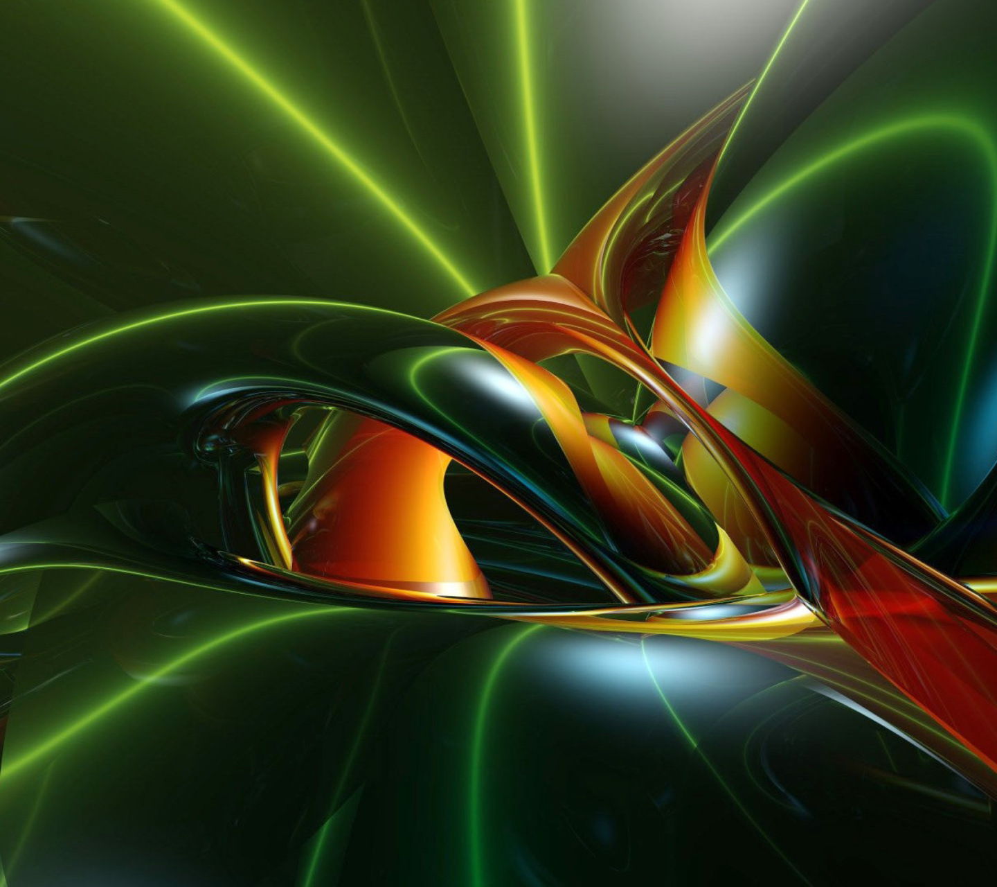 Обои Inspiring Abstract 3D 1440x1280