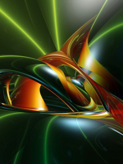 Обои Inspiring Abstract 3D 240x320