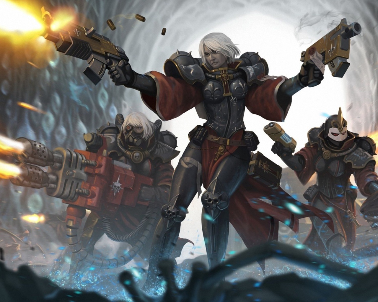 Screenshot №1 pro téma Warhammer40000 Sisters Of Battle Adepta Sororitas 1280x1024