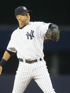 Fondo de pantalla Derek Jete - New York Yankees 240x320