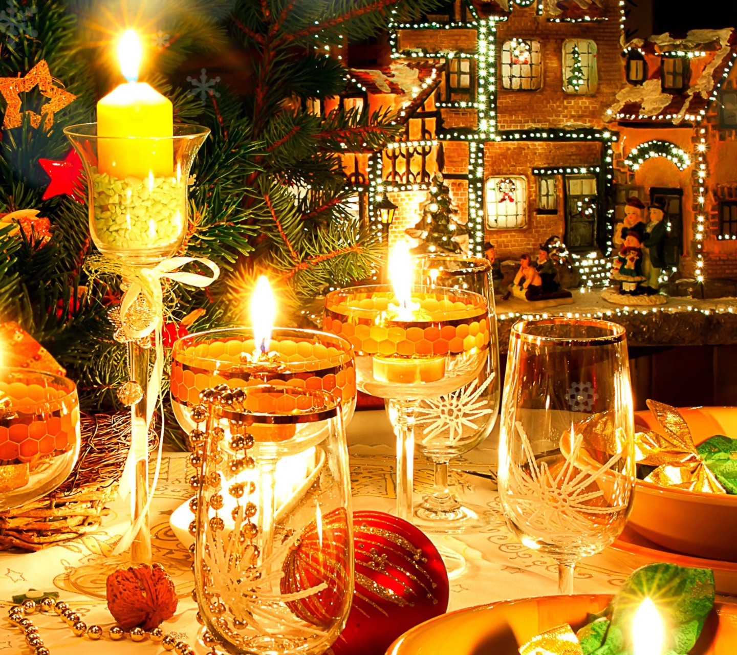 Screenshot №1 pro téma Serving New Years Table 1440x1280
